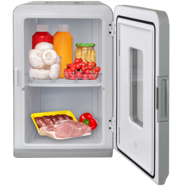 15 Liter Mini Kühlschrank Warmhaltebox 12V + 220V Kühlbox
