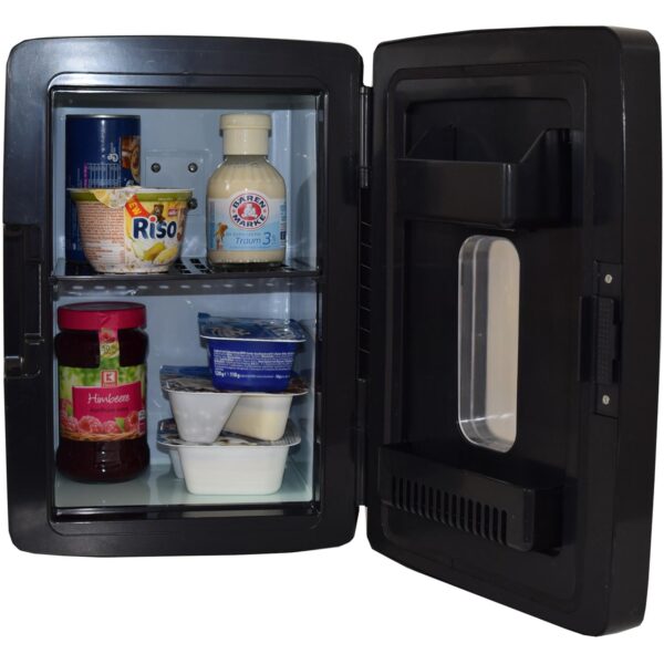 18 Liter Mini Kühlschrank mit Kühl- und Heizfunktion 12V + 220V