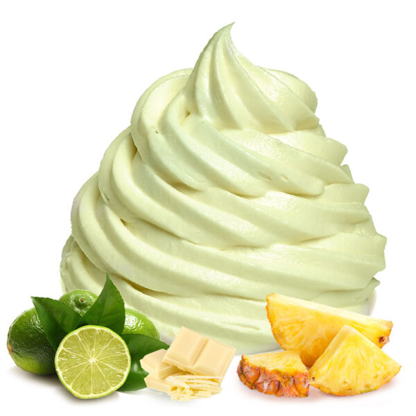 Ananas Limette Weiße Schoko Geschmack Frozen Joghurt Pulver