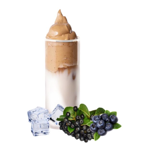 Aronia Blaubeere Geschmack - Eiskaffee Pulver