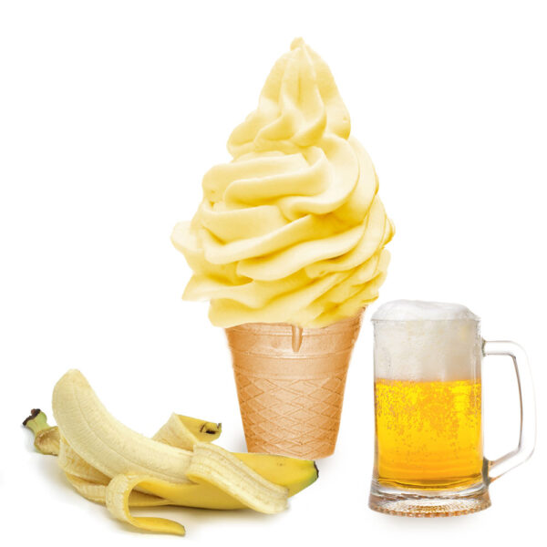 Banane Bier Eis Dänisches | Softeispulver
