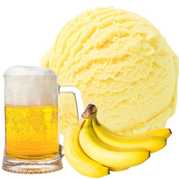 Bananen Bier Eis | Eispulver | Laktosefrei | Vegan | Keto | Glutenfrei
