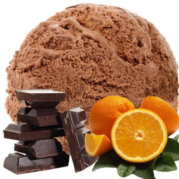Bitterschokolade Orange Eis | Eispulver | Laktosefrei | Vegan | Keto | Glutenfrei
