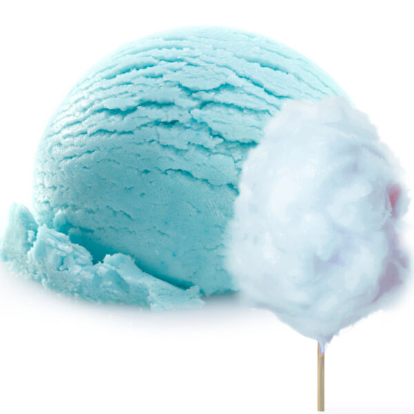 Blaue Zuckerwatte - Eispulver | Laktosefrei / Vegan / Zuckerfrei