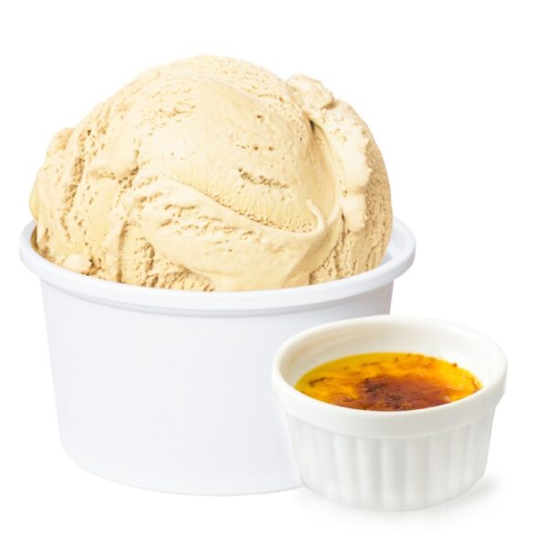 Creme Brulee Low Carb Eis Vegan | Eispulver