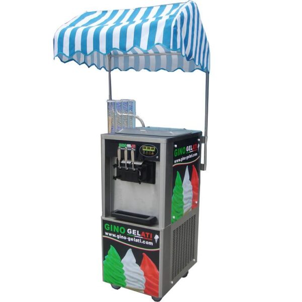 Eismaschinen-Markise für Gino Gelati Softeismaschinen