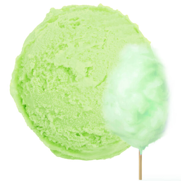 Grüne Zuckerwatte Eis | Speiseeispulver