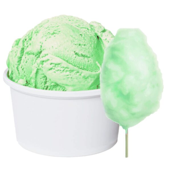Grüne Zuckerwatte Low Carb Eis Vegan | Eispulver