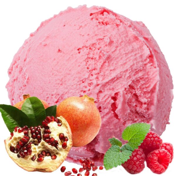 Himbeer Granatapfel Eis | Eispulver | Laktosefrei | Vegan | Keto | Glutenfrei