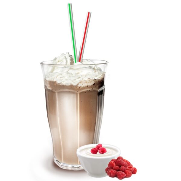 Himbeerjoghurt Geschmack - Eiskaffee Pulver