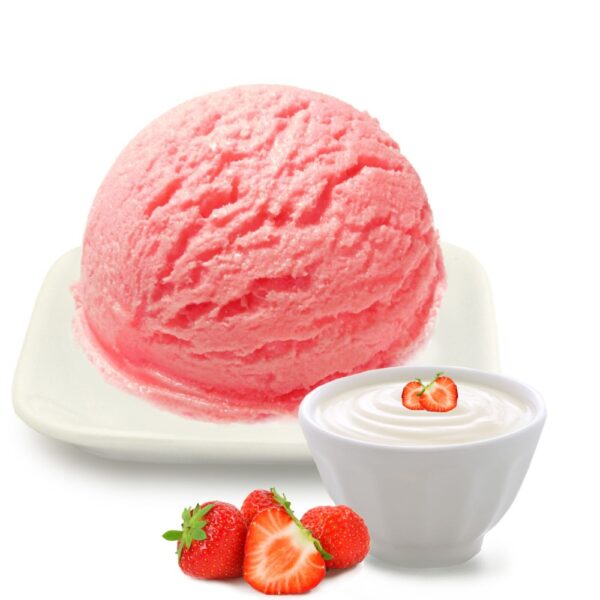 Joghurt Erdbeer Low Carb Eis Vegan | Eispulver