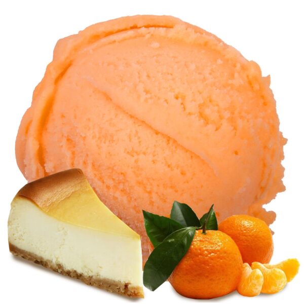 Käsekuchen Mandarinen Eis | Eispulver | Laktosefrei | Vegan | Keto | Glutenfrei