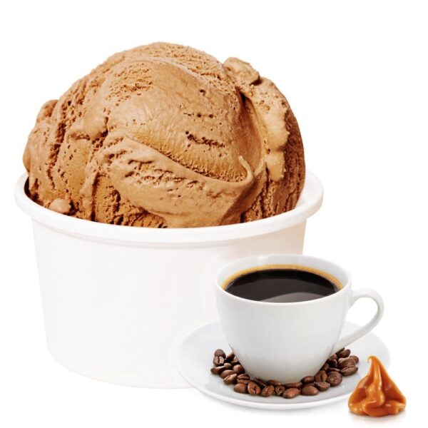Karamell Kaffee Low Carb Eis Vegan | Eispulver