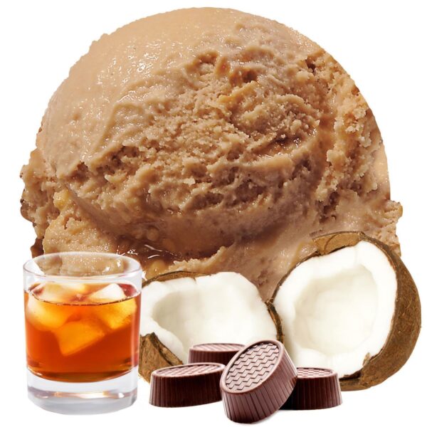 Kokos Rum Pralinen Eis | Eispulver | Laktosefrei | Vegan | Keto | Glutenfrei