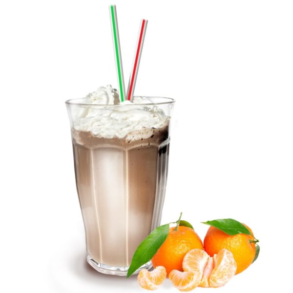 Mandarine Geschmack - Eiskaffee Pulver