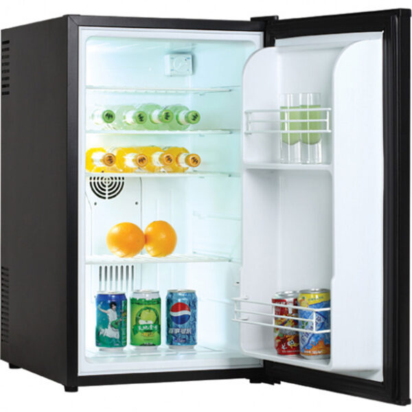 Minikühlschrank Azmidi 70 Liter Hotelkühlschrank & Minibar Retro-Griff Geräuscharm