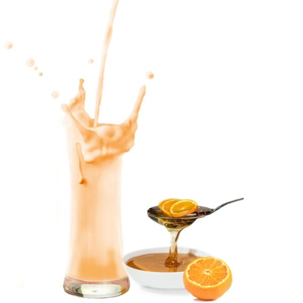 Orangensirup Geschmack - Milchshake Pulver
