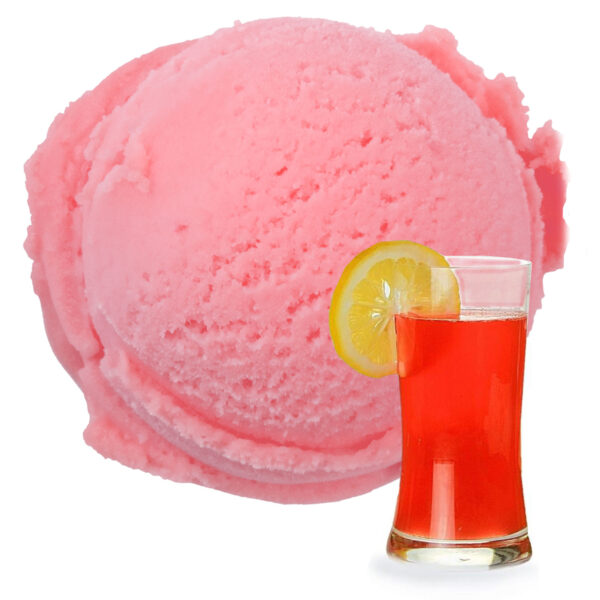 Rote Limonade Eis | Eispulver | Laktosefrei | Vegan | Keto | Glutenfrei