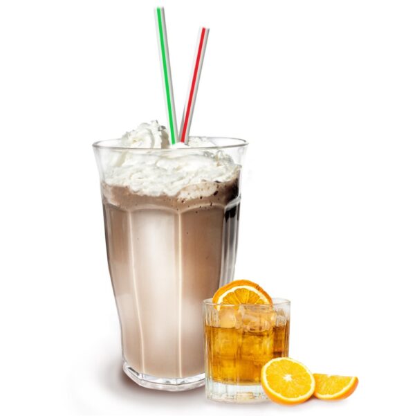 Rum Orangen Geschmack - Eiskaffee Pulver