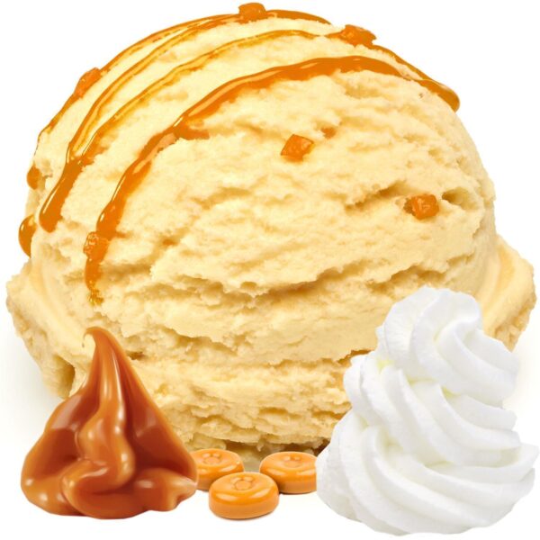 Sahne Karamell Butterscoutch Eis | Speiseeispulver