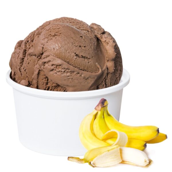 Schoko Banane Low Carb Eis Vegan | Eispulver