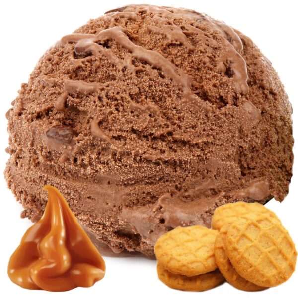 Schoko Karamell Keks Eis | Eispulver | Laktosefrei | Vegan | Keto | Glutenfrei
