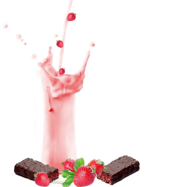 Schokolade Erdbeeren Geschmack - Milchshake Pulver