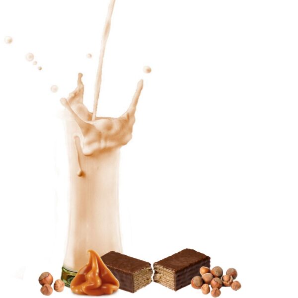 Schokolade Nuss Karamell Riegel Geschmack - Milchshake Pulver
