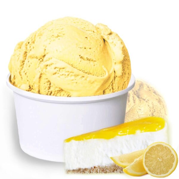 Zitronenkuchen Low Carb Eis Vegan | Eispulver