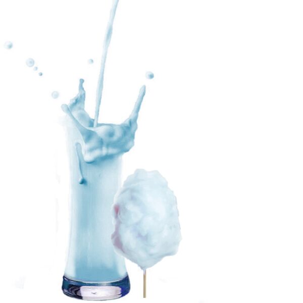 Zuckerwatte (blau) Geschmack - Milchshake Pulver