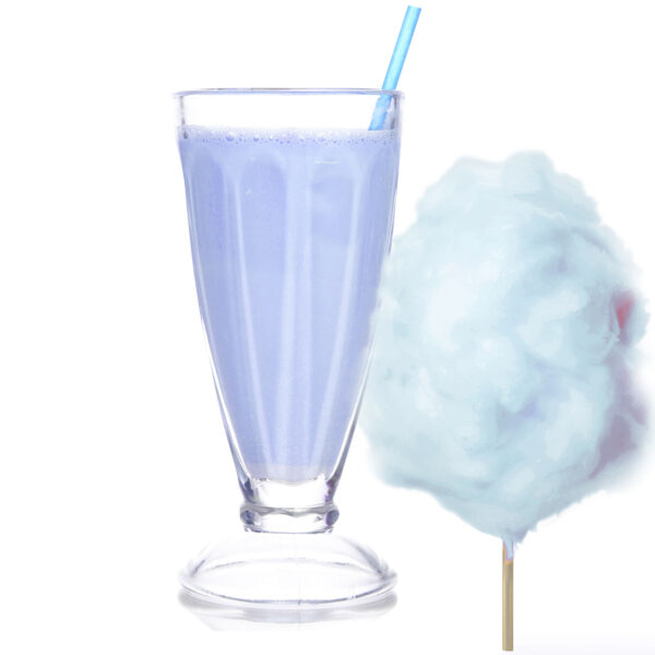 Zuckerwatte (blau) Geschmack - Smoothie Pulver